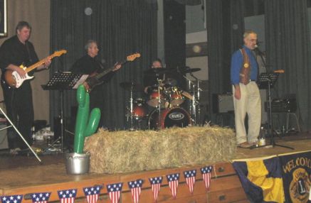 Caller & band at our Barn Dance Nov.08