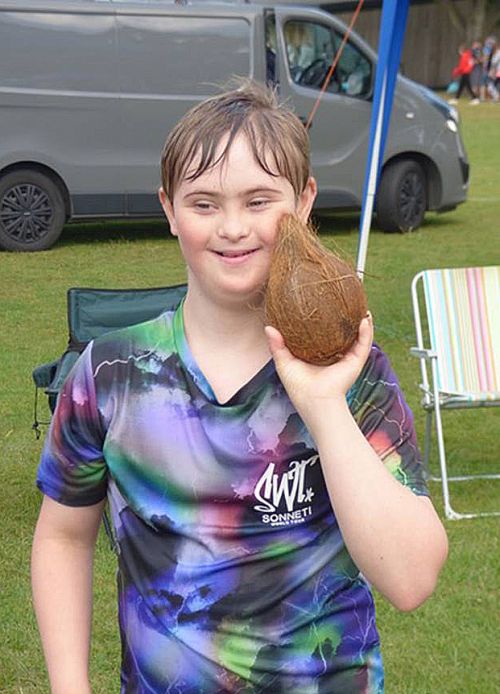 Another coconut winner at Funfest Another coconut winner at Funfest