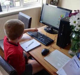 Just one of the 100 computers donated to local schoolchildren and other worthy causes Just one of the 100 computers donated to local schoolchildren and other worthy causes