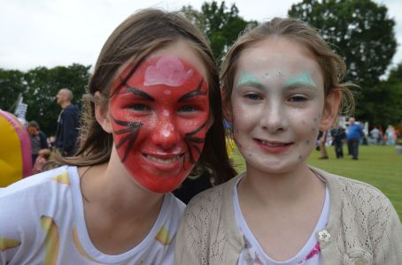 Facepainting fun at Funfest