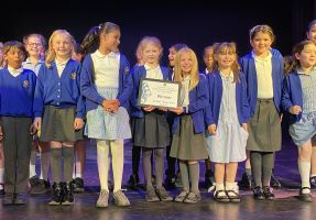 St Peters' School Choir winners on the night St Peters' School Choir winners on the night