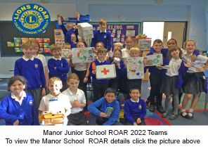 Manor Junior School Click here to view the Manor School teams page and competition details