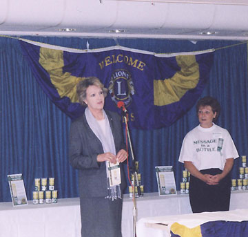 Penelope Keith formally launches the project.